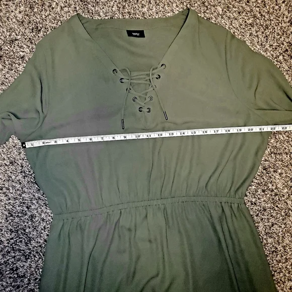 Army Green Target Dress - Picture 6 of 9